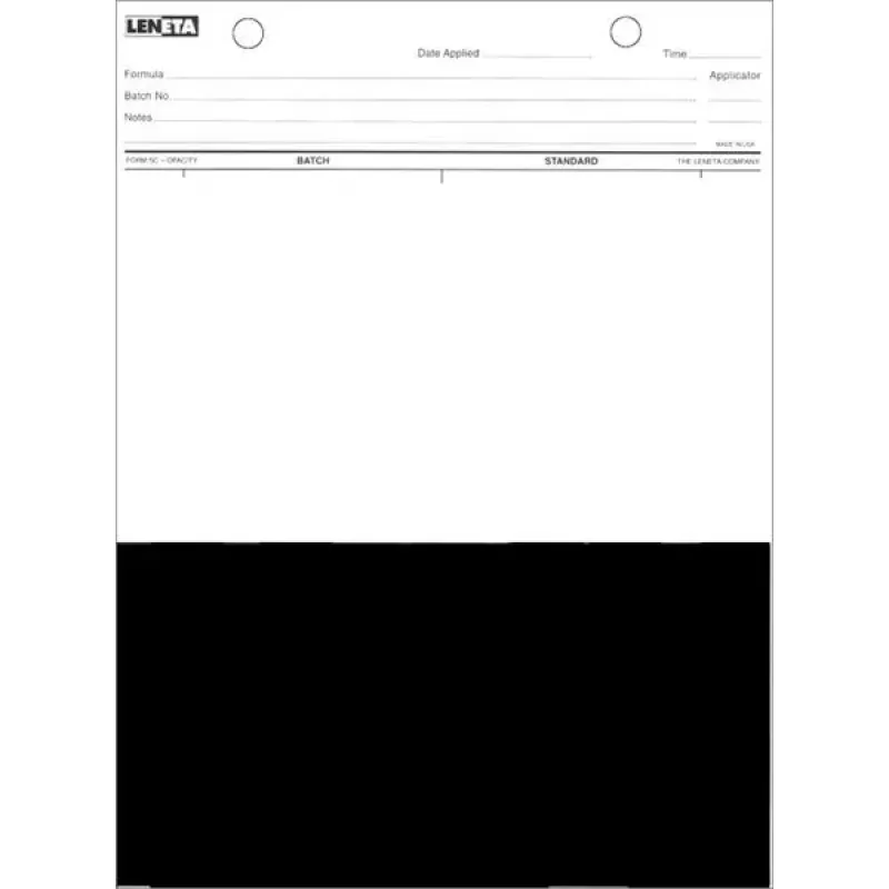 LENETA Form 5C Örtücülük Test Kartı (250 Adet)
