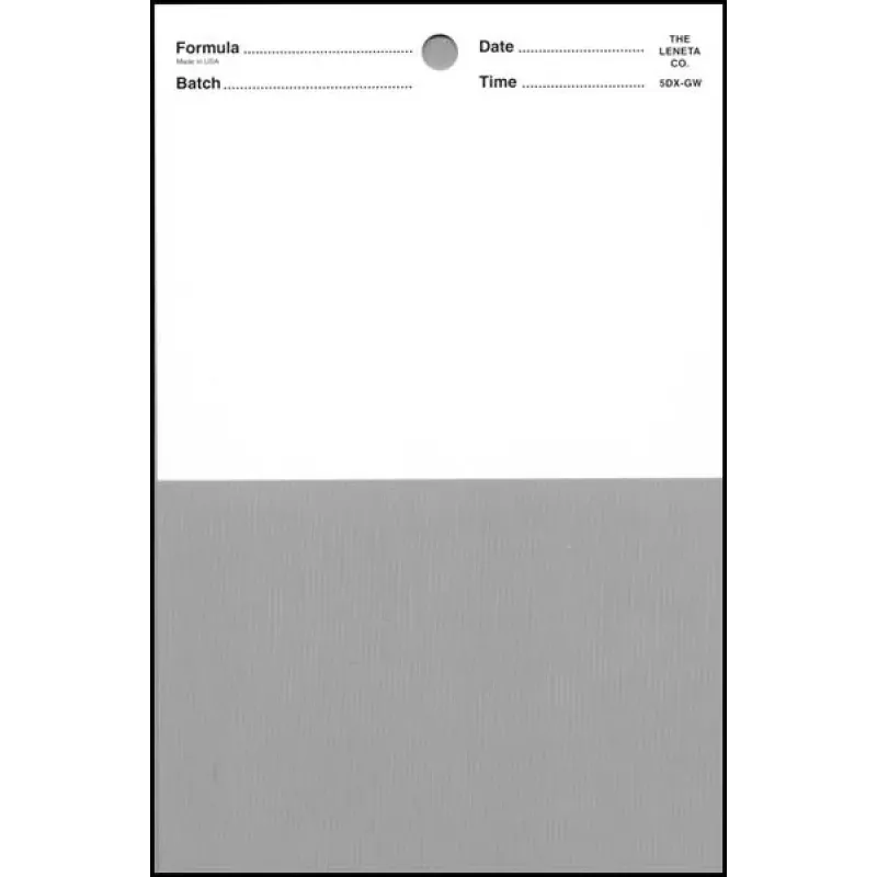 LENETA Form 5DX-GW Örtücülük Test Kartı (500 Adet)