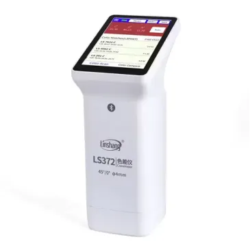 LINSHANG LS372 Baskı Matbaa için Dokunmatik Ekranlı 45/0 Renk Ölçer Kolorimetre
