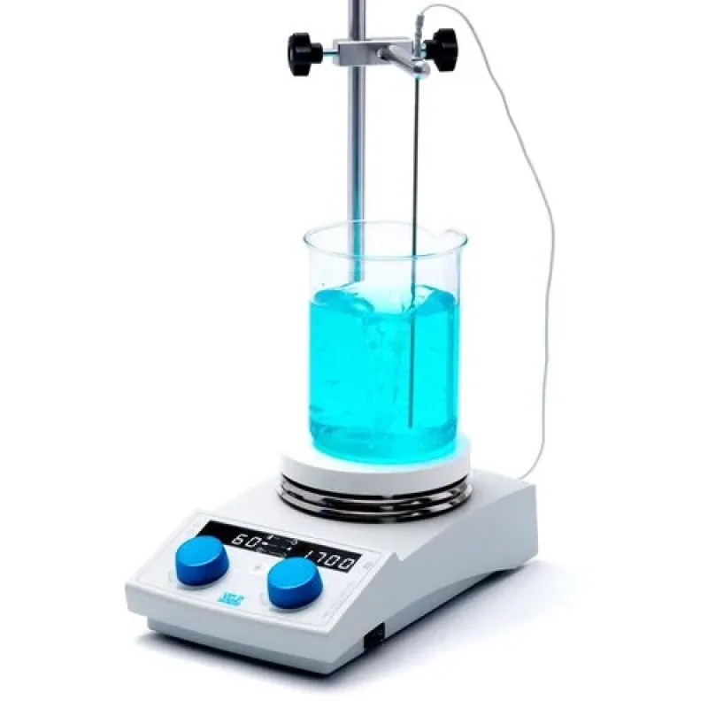 VELP AREX 6 Digital PRO Probe Rod Clamp Dahil Dijital Isıtıcılı Manyetik Karıştırıcı