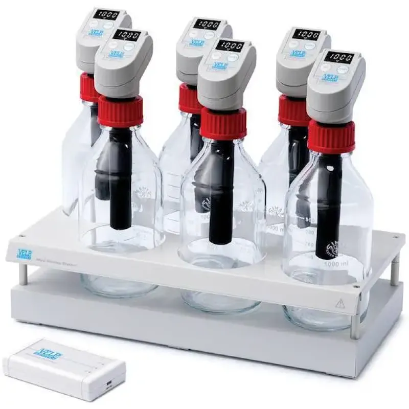 VELP Respirometrik Sensör Sistemi 6 Maxi BMP Analizi (Biyokimyasal Metan Potansiyeli)