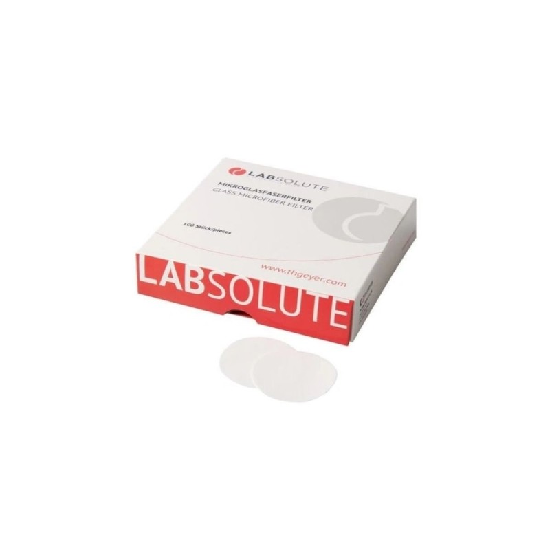 LABSOLUTE Cam Elyaf Filtre Kağıdı 25 mm 0,7 mikron 100 adet