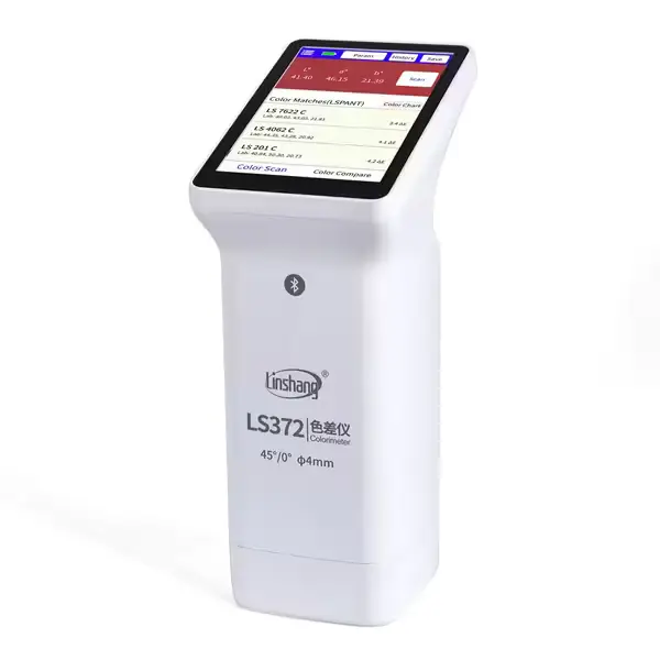 LINSHANG LS372 Baskı Matbaa için Dokunmatik Ekranlı 45/0 Renk Ölçer Kolorimetre
